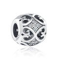 Double Heart Stamen Charm