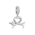 Loving Dachshund Charm