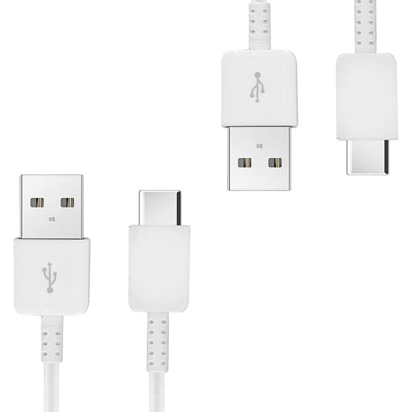Tech 10 Inches (2Xpack) Usb Type-C Cable Samsung S21 Fe Also Fast Quick Charges