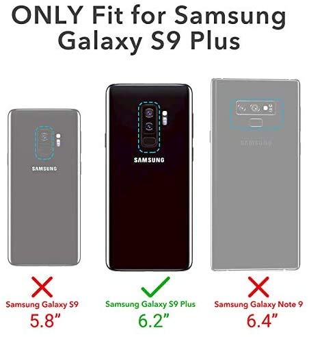 Galaxy S9 Plus Armor Case with 3D Curved Screen Protector for Ultimate Protectio