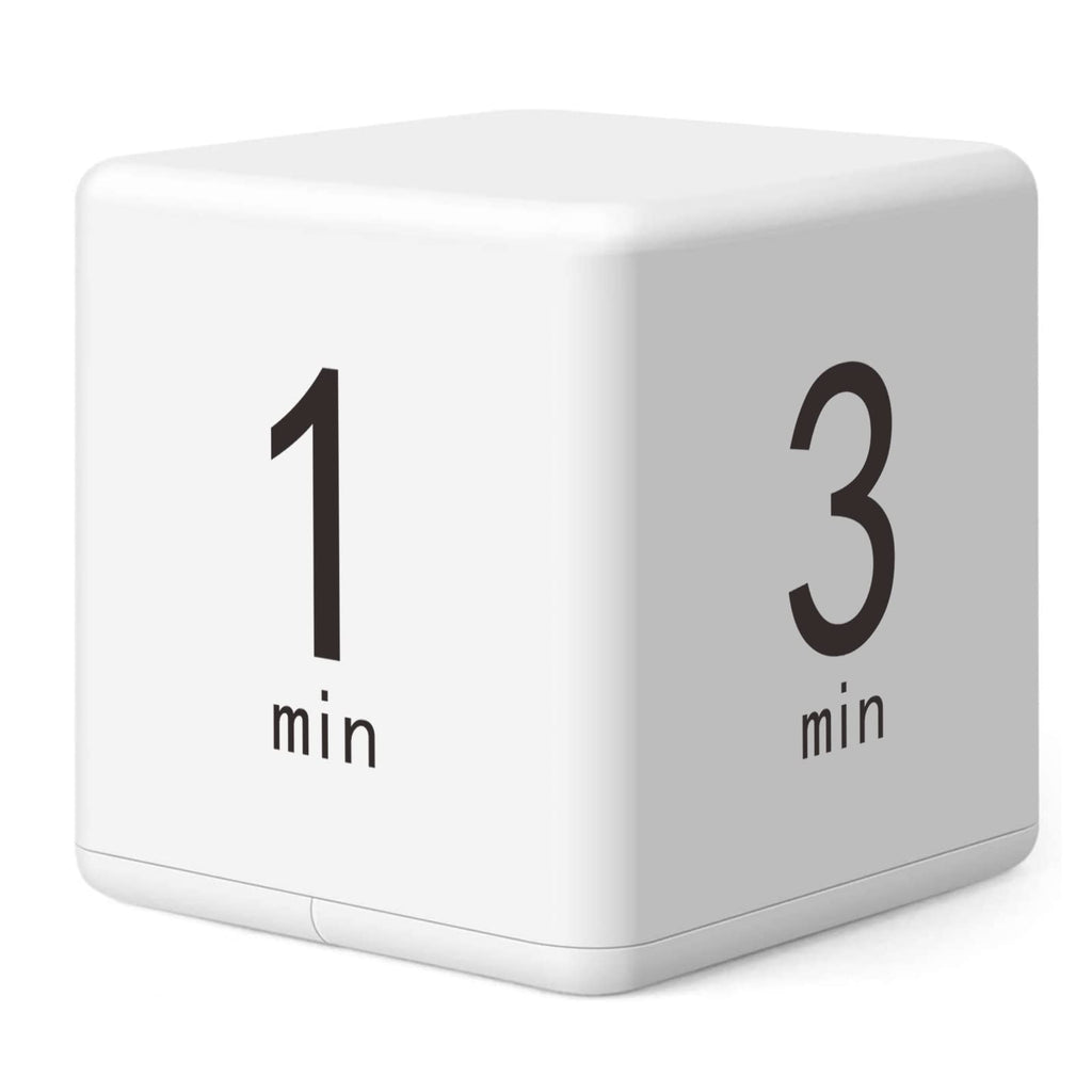Productivity Visual Timer 1/3/5/10 Minutes Preset, Desk Portable Rotating Multi