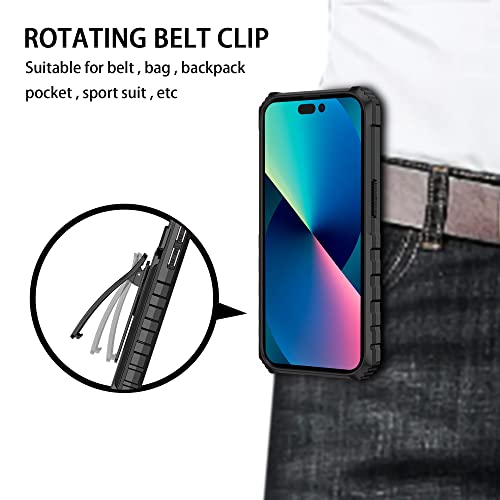 Galaxy S23 Plus 5G Case with Screen Protector & Belt Clip Holster - Ultimate Pro