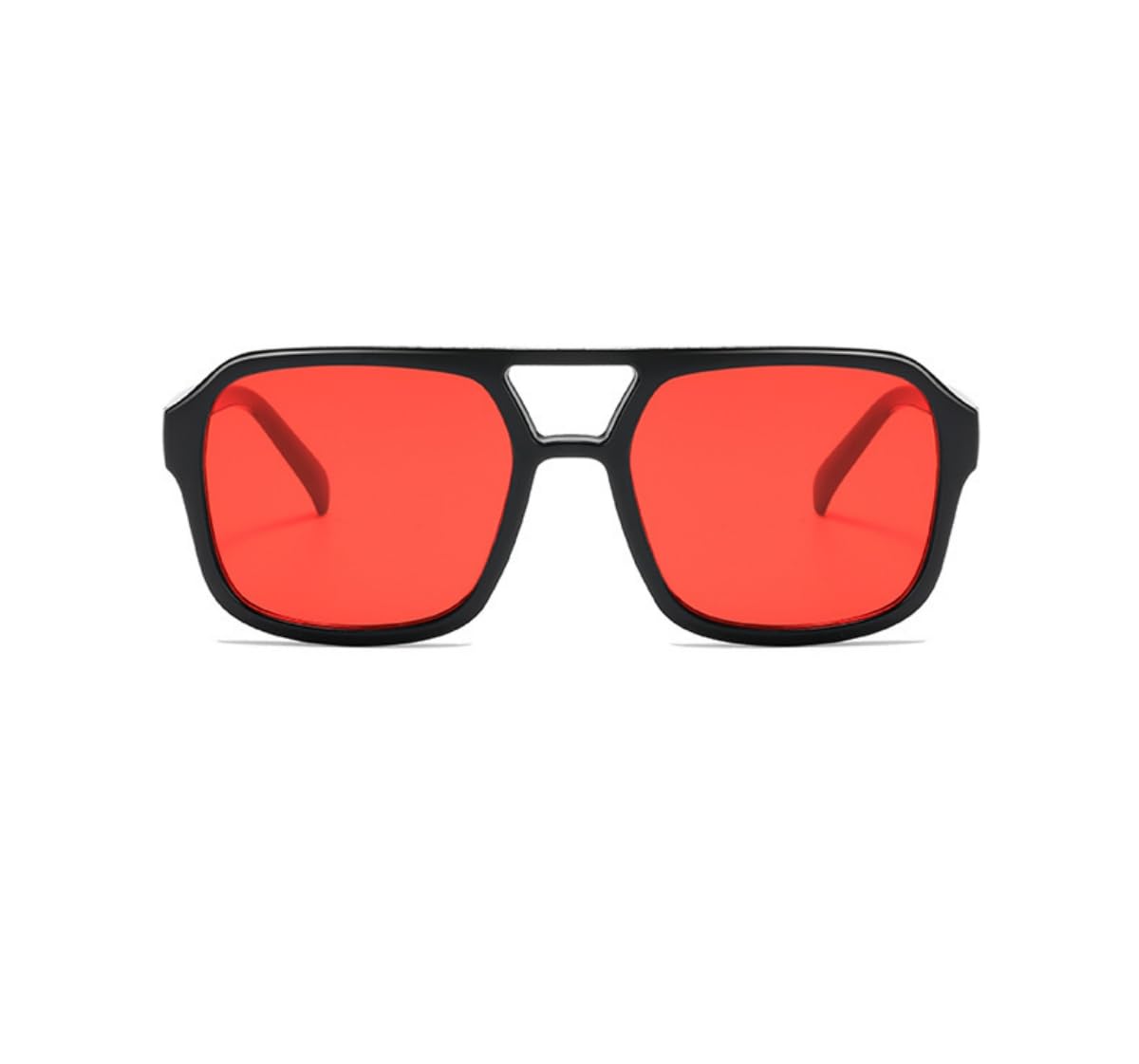 70s Square Aviator Sunglasses Women Men Vintage Rectangle Sunglasses Flat