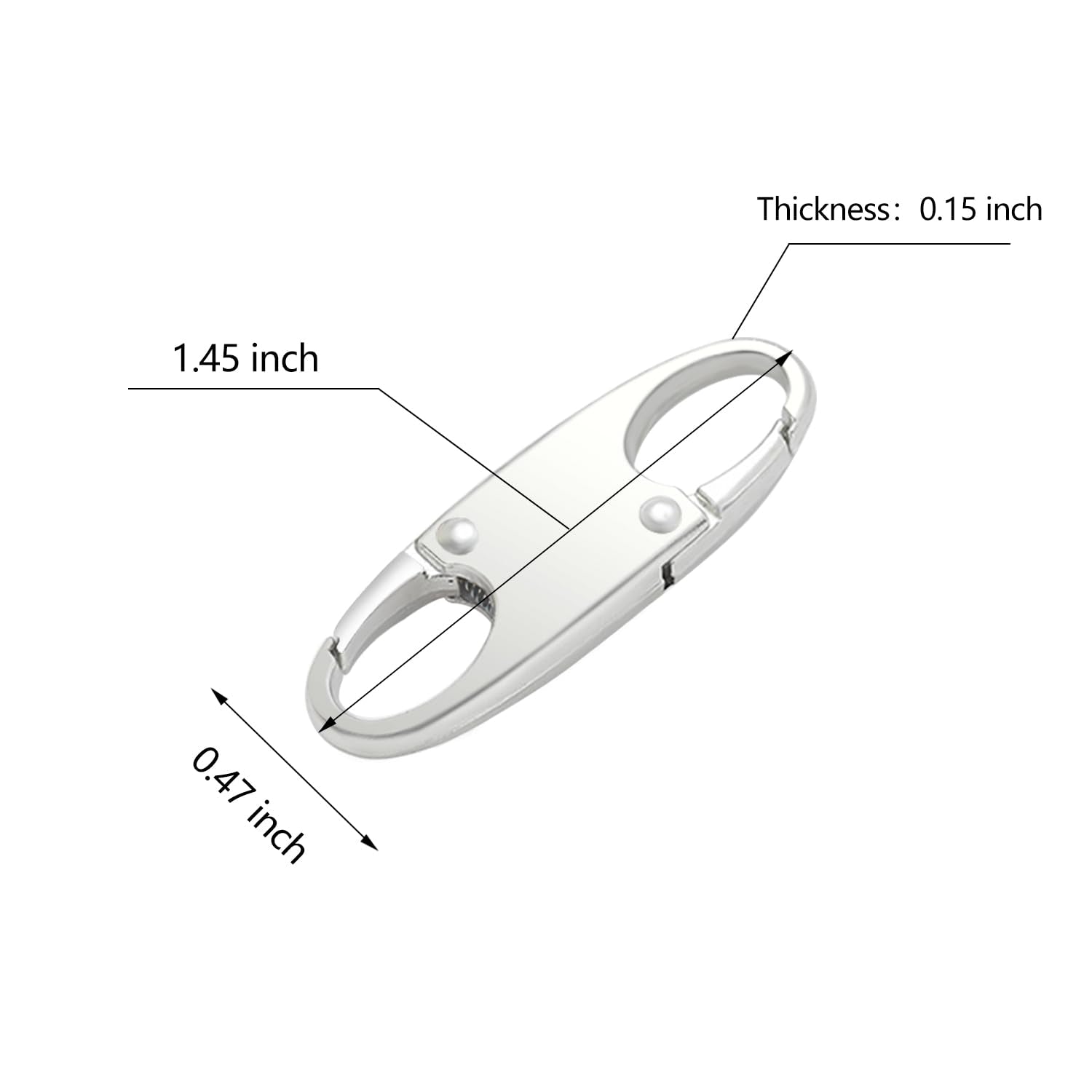 Mini Carabiner, Premium Carabiner Clip, Carabiner, Zipper Pull