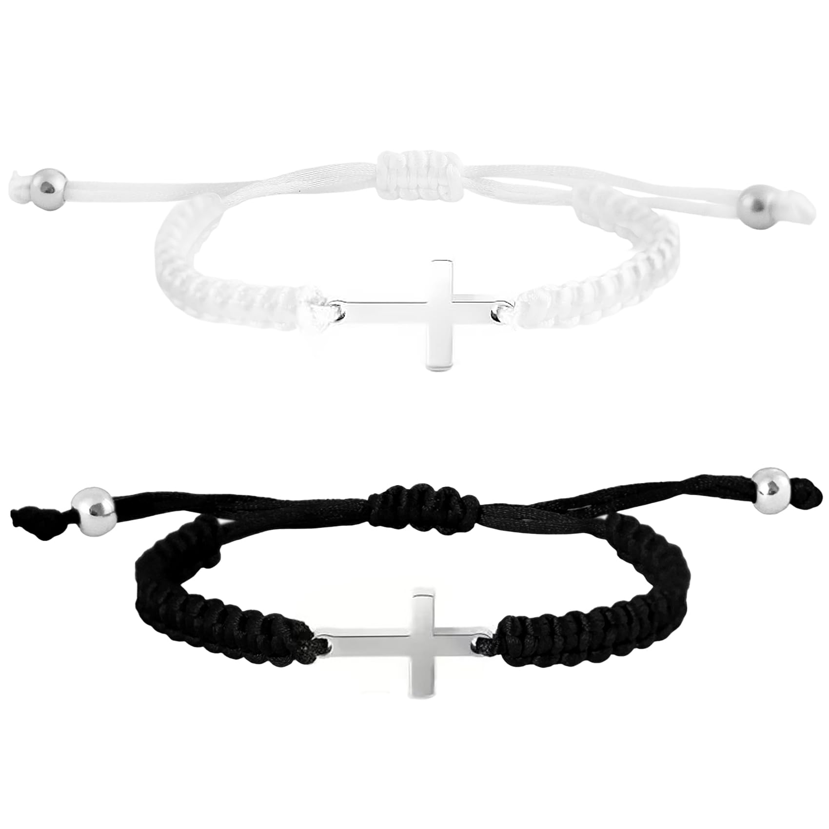 Cross Friendship Jesus Christian Bracelet Adjustable Braided Rope racelets Match