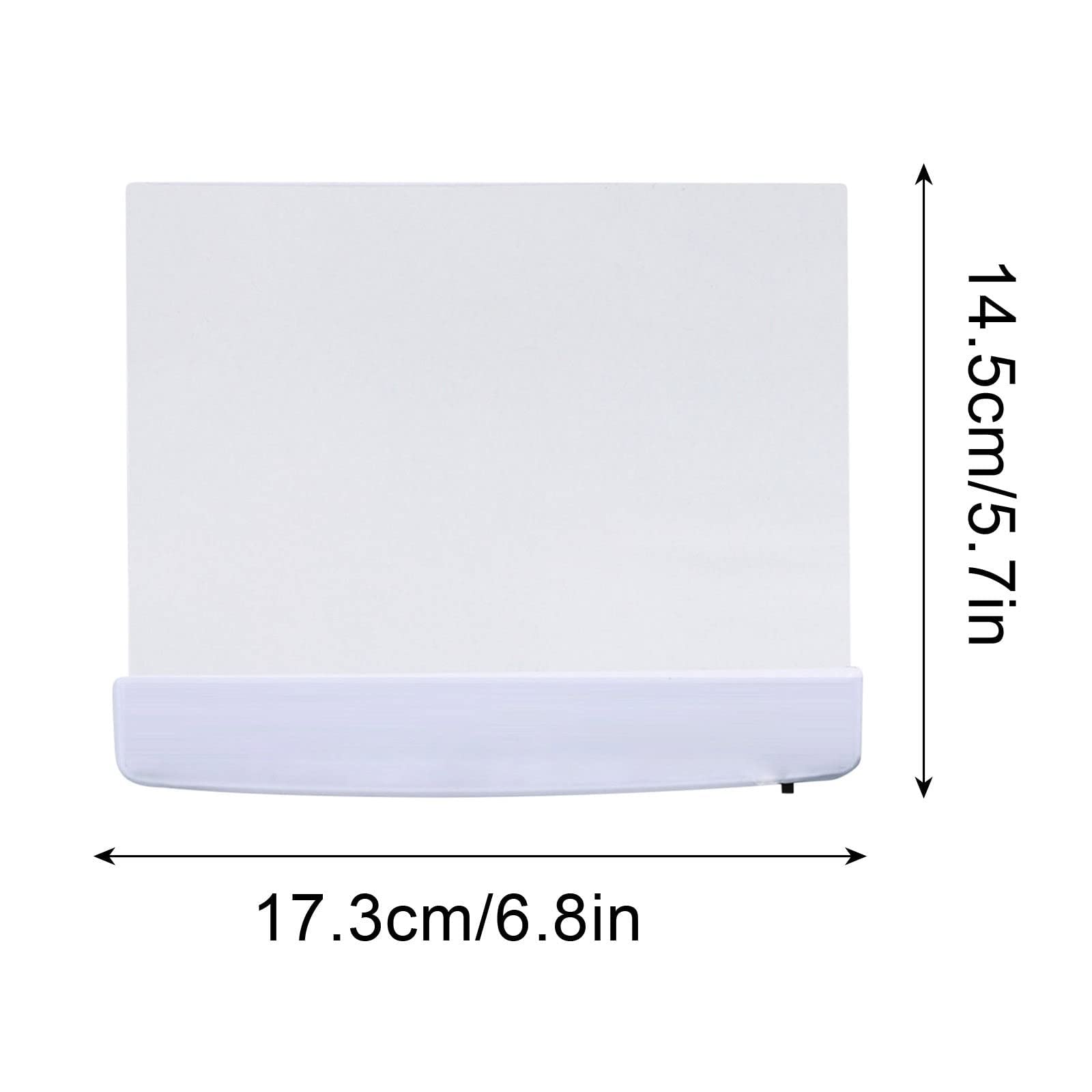 Flat Book Light Page Book Light for Reading in Bed at Night Clear LED Book Full