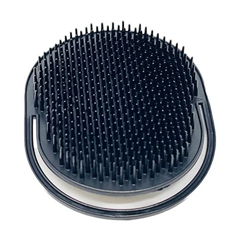 Pocket Shampoo Brush for Men & Women – Scalp Massager with Round Bristles,