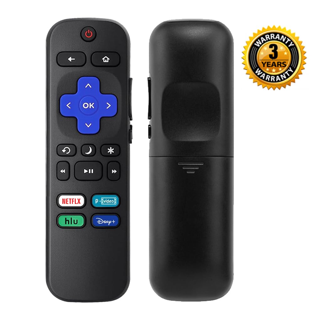 Remote Control Compatible For Roku Tv, Universal Remote Fit For Hisense/Onn/Tcl/