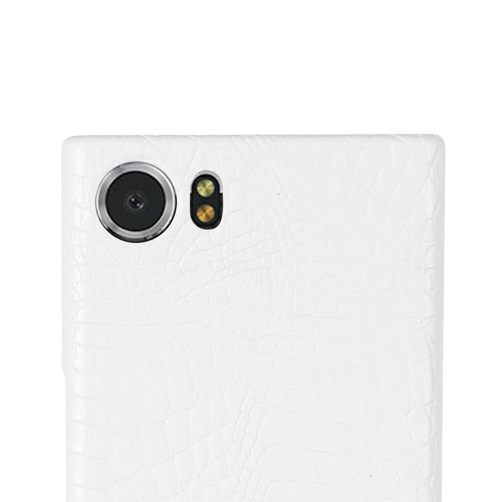 for BlackBerry Keyone ,Croco Premium PU Leather Protective Cases Simple Deu