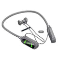 Wireless Neckband Earphones with LED BT5.3 20H Play time Water Resistant Noise C