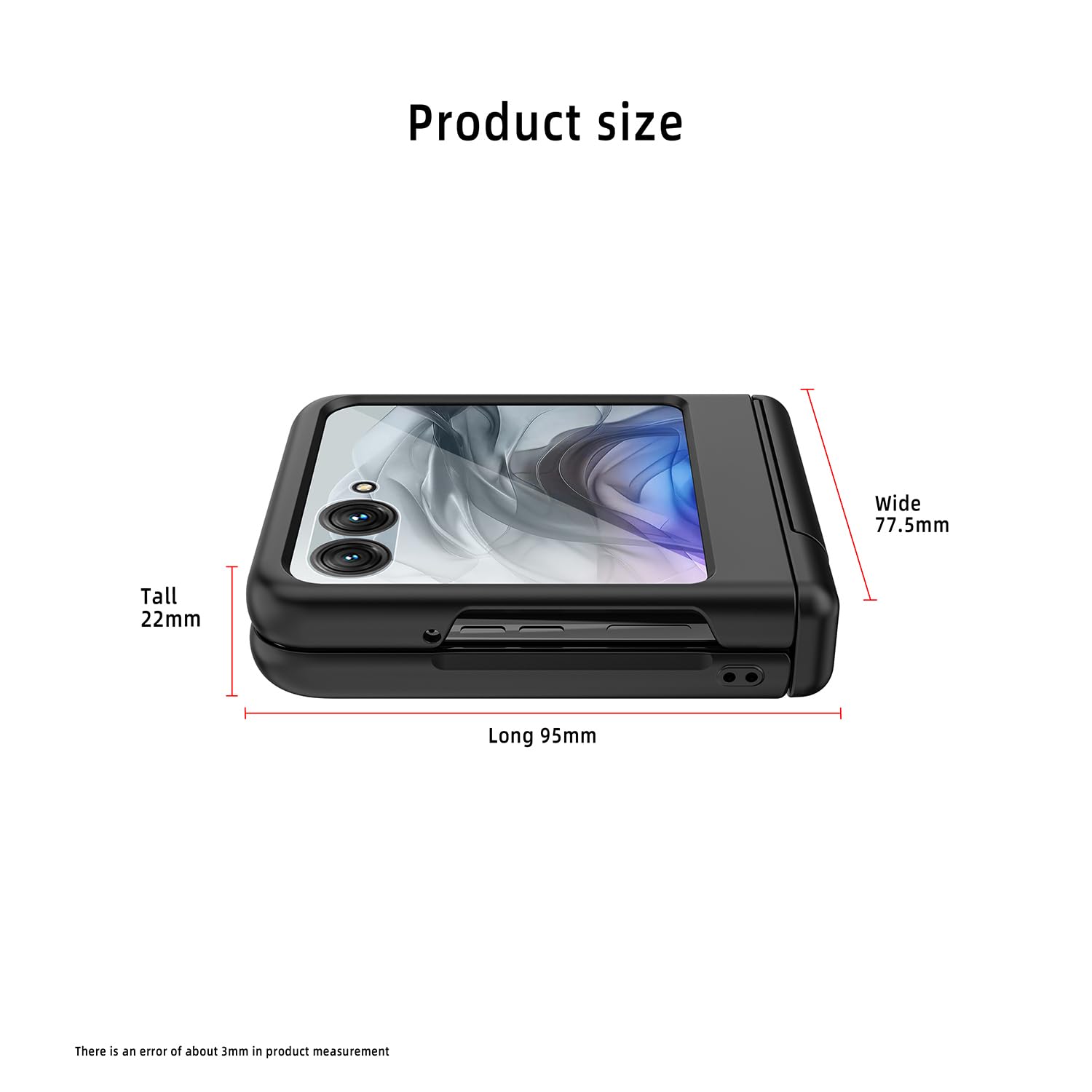 for Motorola Razr 2025 with Kickstand Anti-Slip Moto Razr 2024/2025 with Full Sc