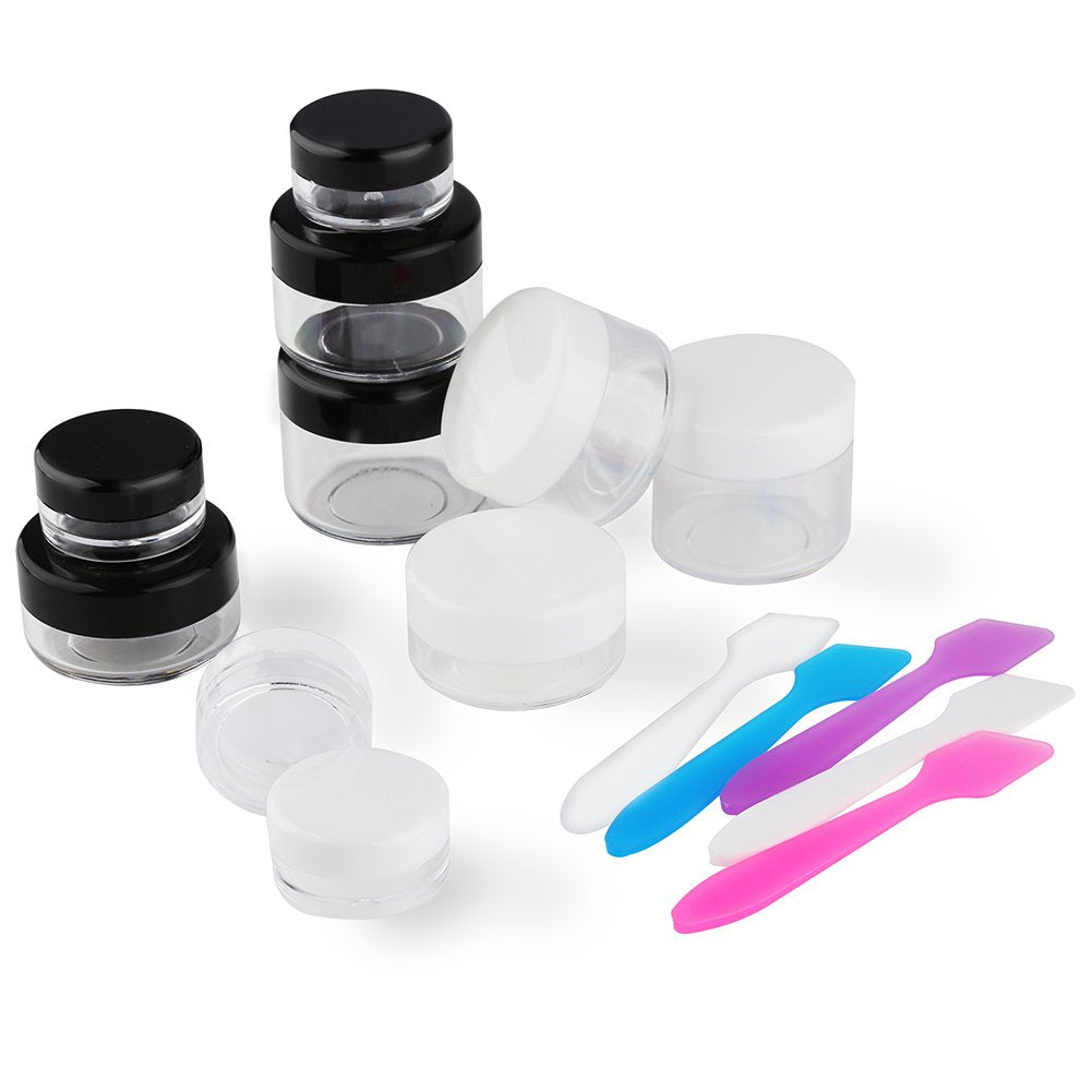Makeup Travel Containers with Lids 0.11/0.18/0.35/0.53/0.7 OZ Size Cos