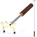 Pool Bridge Stick, Professional Retractable Pool Cue Bridge with Removable Brass