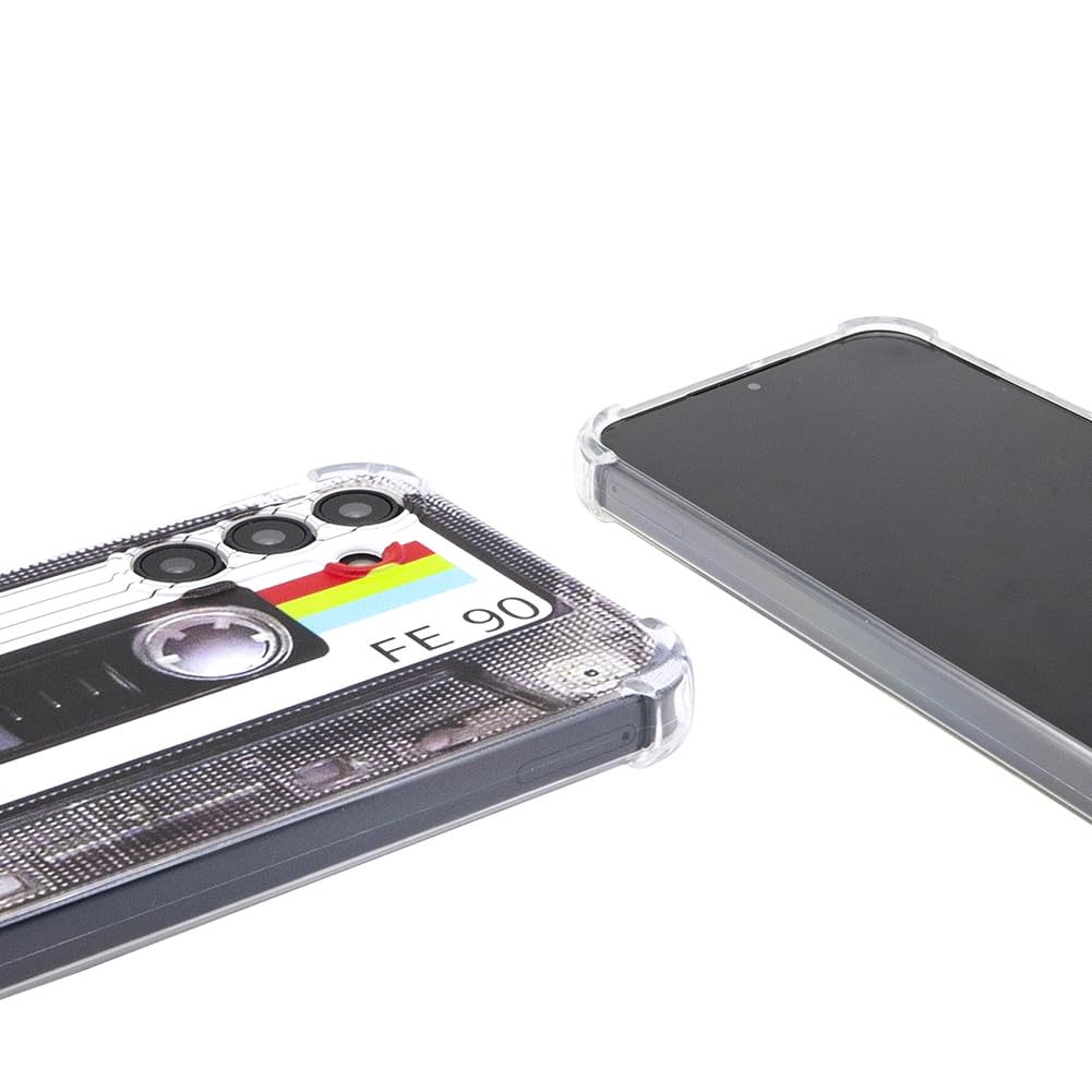 Phone Case Compatible with Galaxy A15 5G,80s Type Music Cassette Soft TPU Cover
