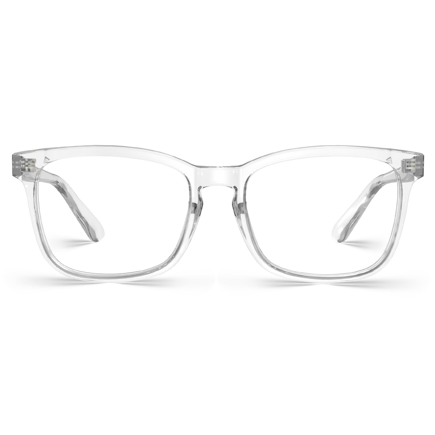 Light Blocking Glasses Square with Anti Computer Glare for Gaming Women and