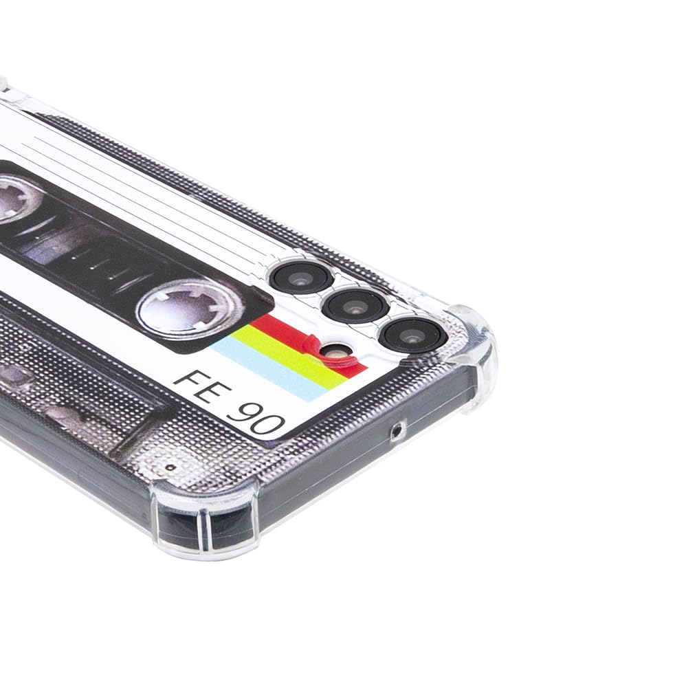 Phone Case Compatible with Galaxy A15 5G,80s Type Music Cassette Soft TPU Cover