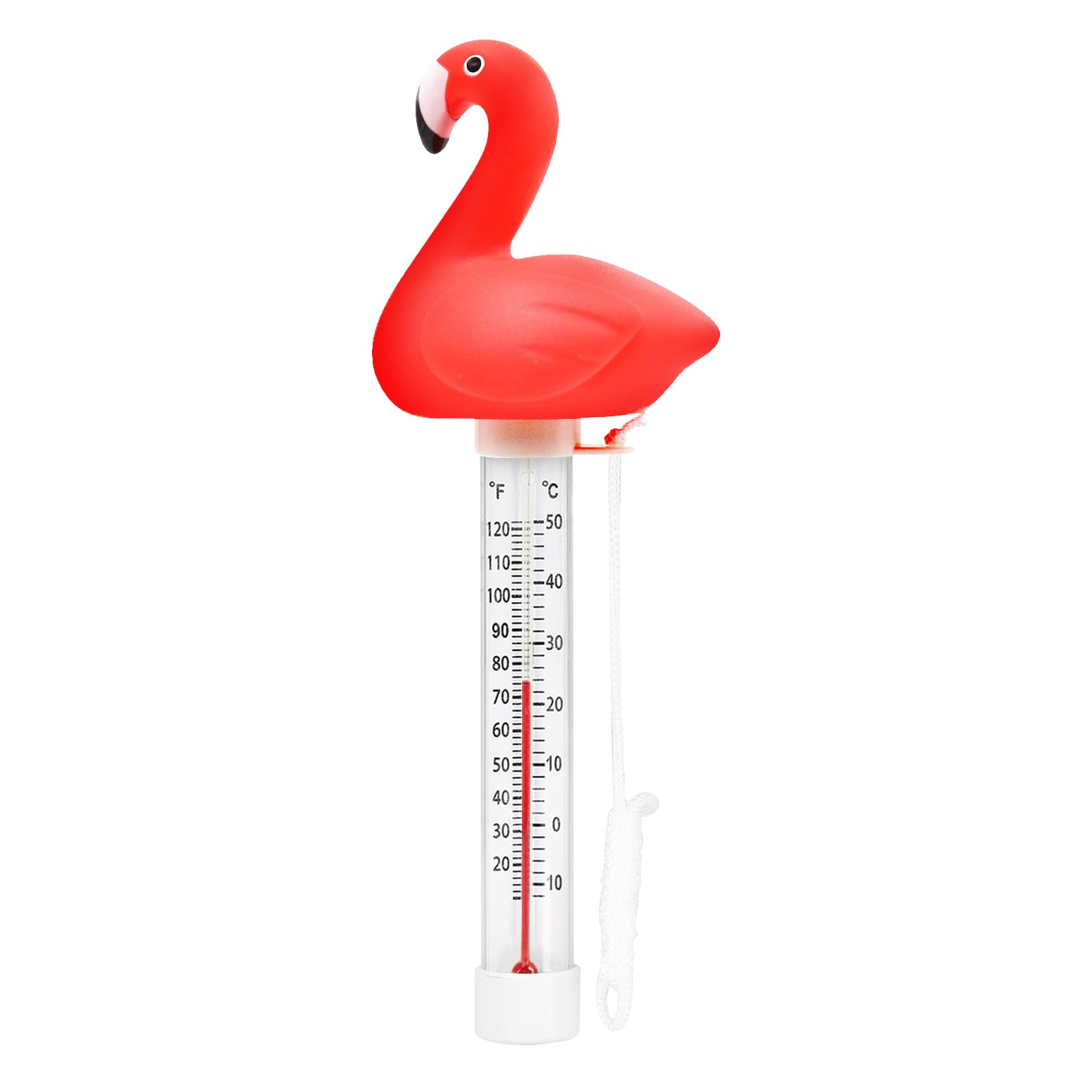 Pool Thermometer, Large Size Easy Read for Water Temperature with Strin