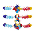 Autism Awareness Elastic Bracelets Multilayer Ribbon Love Heart Puzzle Cross Cry