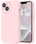 Designed For Iphone 14 Case, Premium Silicone With [Soft Anti-Scratch Microfiber