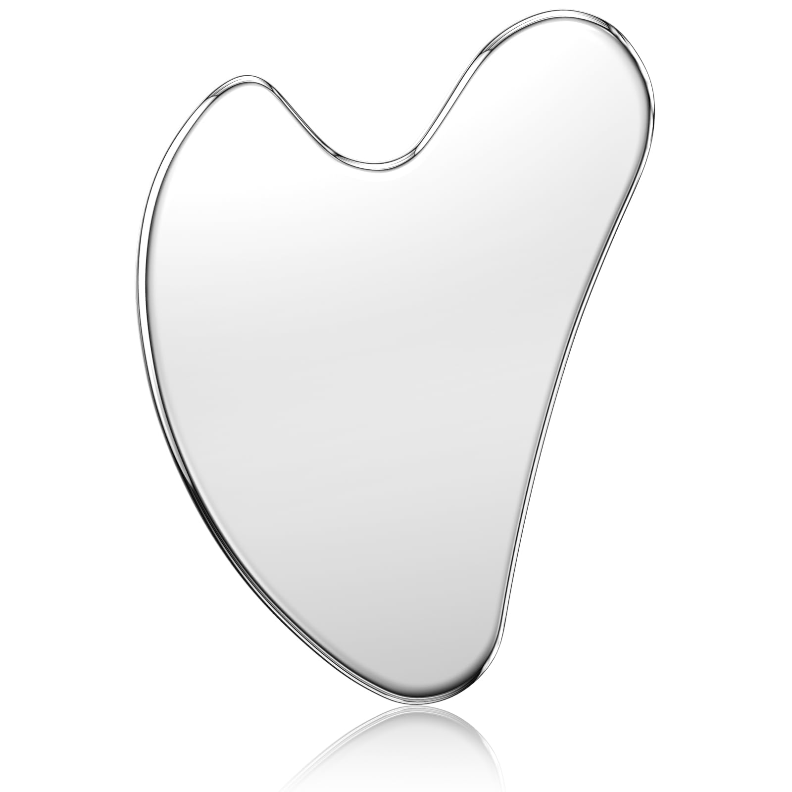 Metal Gua Sha Tool — Stainless Steel Facial Sculpting for Face & Body Muscle Ten