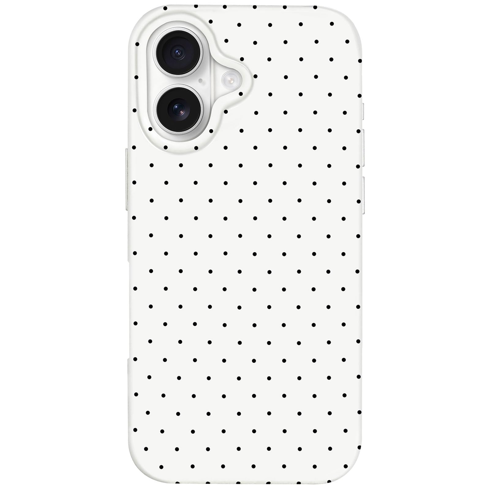 Iphone 17 Case Cute Polka Dot Aesthetic Design Simple Cover 6.3", Thin Slim Anti