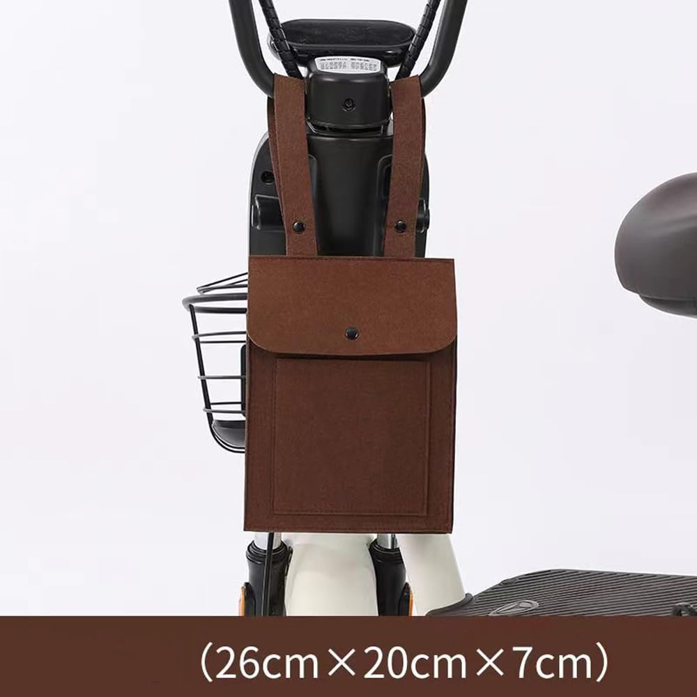 Electric Scooter Bag Bike Handlebar Hanging Purse Storage Organizer Front Attach