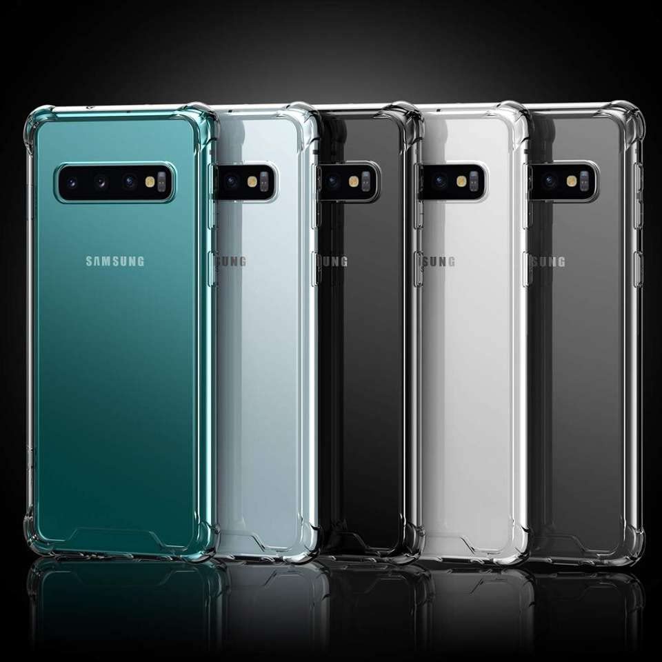 Clear Case for Samsung Galaxy S10+ / S10 Plus - Shockproof Bumper with Airbag Co