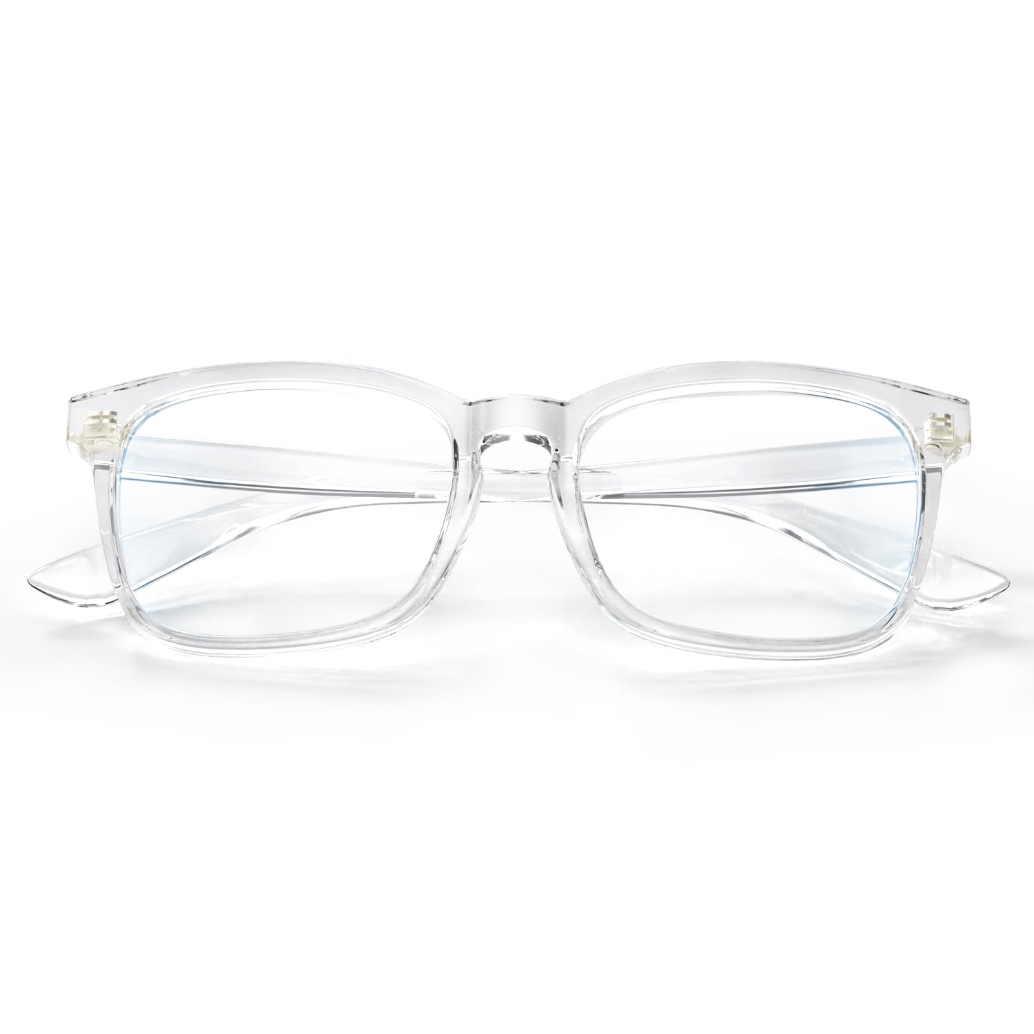 Light Blocking Glasses Square with Anti Computer Glare for Gaming Women and