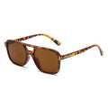 Aviator Sunglasses for Women Men Retro Rectangle Trendy Square Shades Su