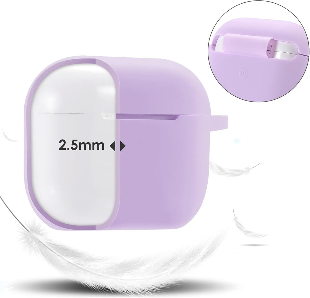 Cover For Airpods 4Th Generation Charging Case, Soft Silicone Cases With Cute Fl