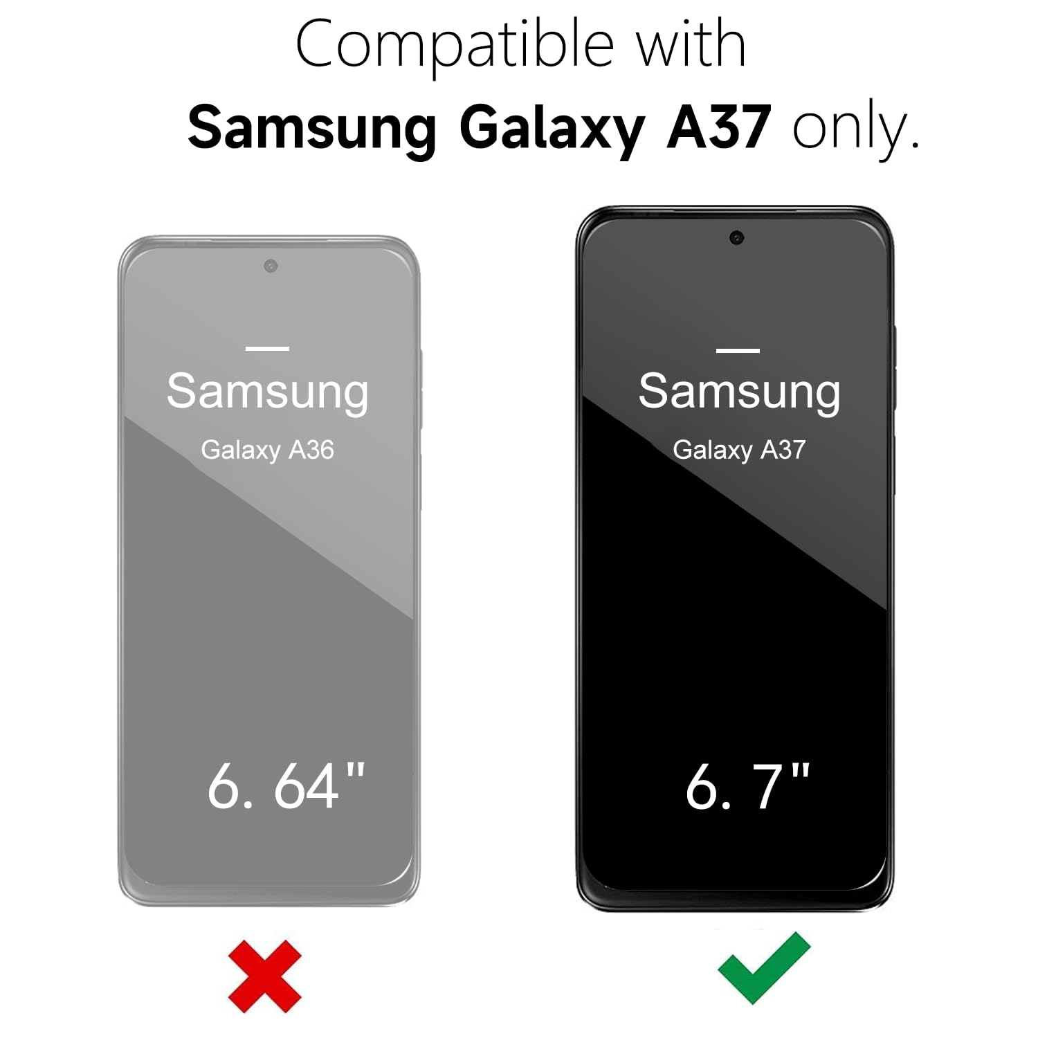 Samsung Galaxy A37 5G Case Silicone, Thin Slim Grip Soft Rubber Gel Protective P
