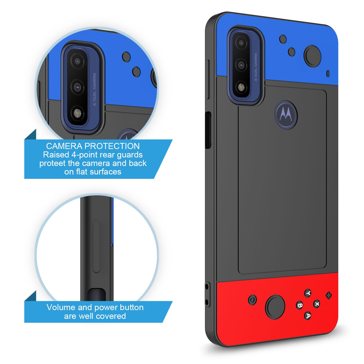 Case for Motorola Moto-G Pure Case/Moto G Play 2023/Moto G Power 2022,3D Cartoon