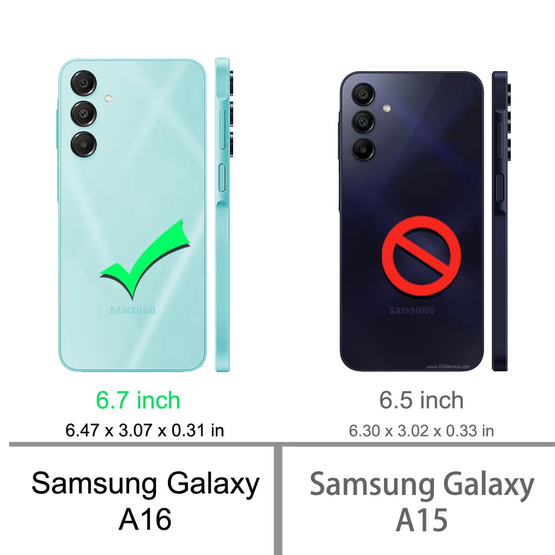 for Galaxy A16 5G Case: Women Girls with Screen Protector Reinforced Corners TPU