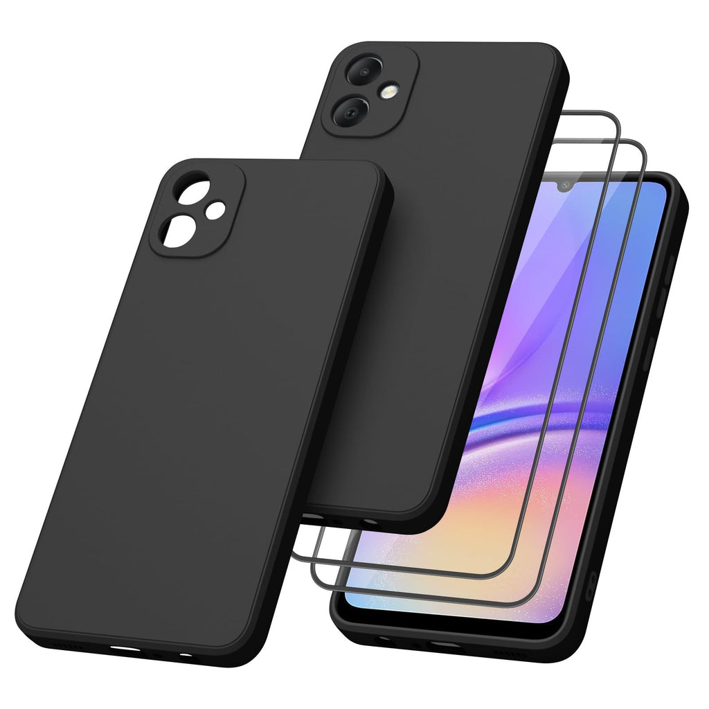 Samsung Galaxy A05 4G Case With Screen Protector[2Pcs], Soft Silicone Full Camer