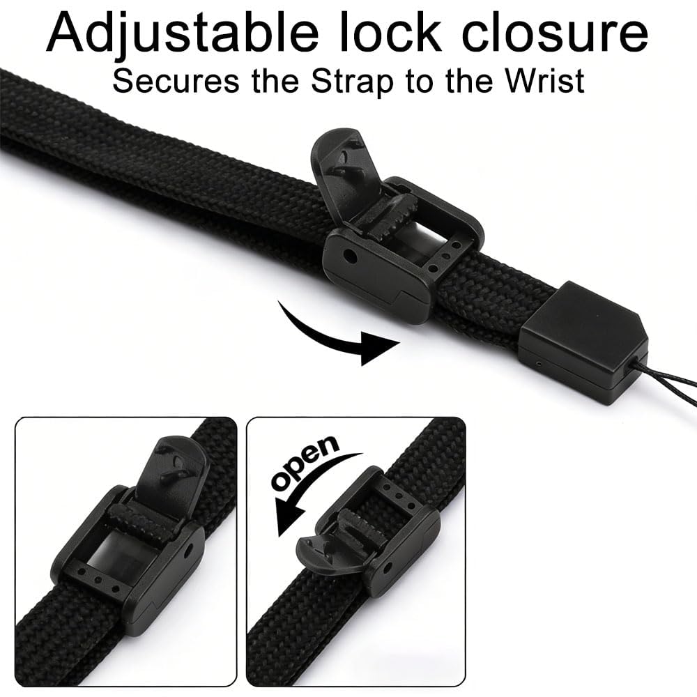 Wrist Strap,6Pcs Adjustable Phone Lanyards,Multi Purpose Wristbands With Lock Fo