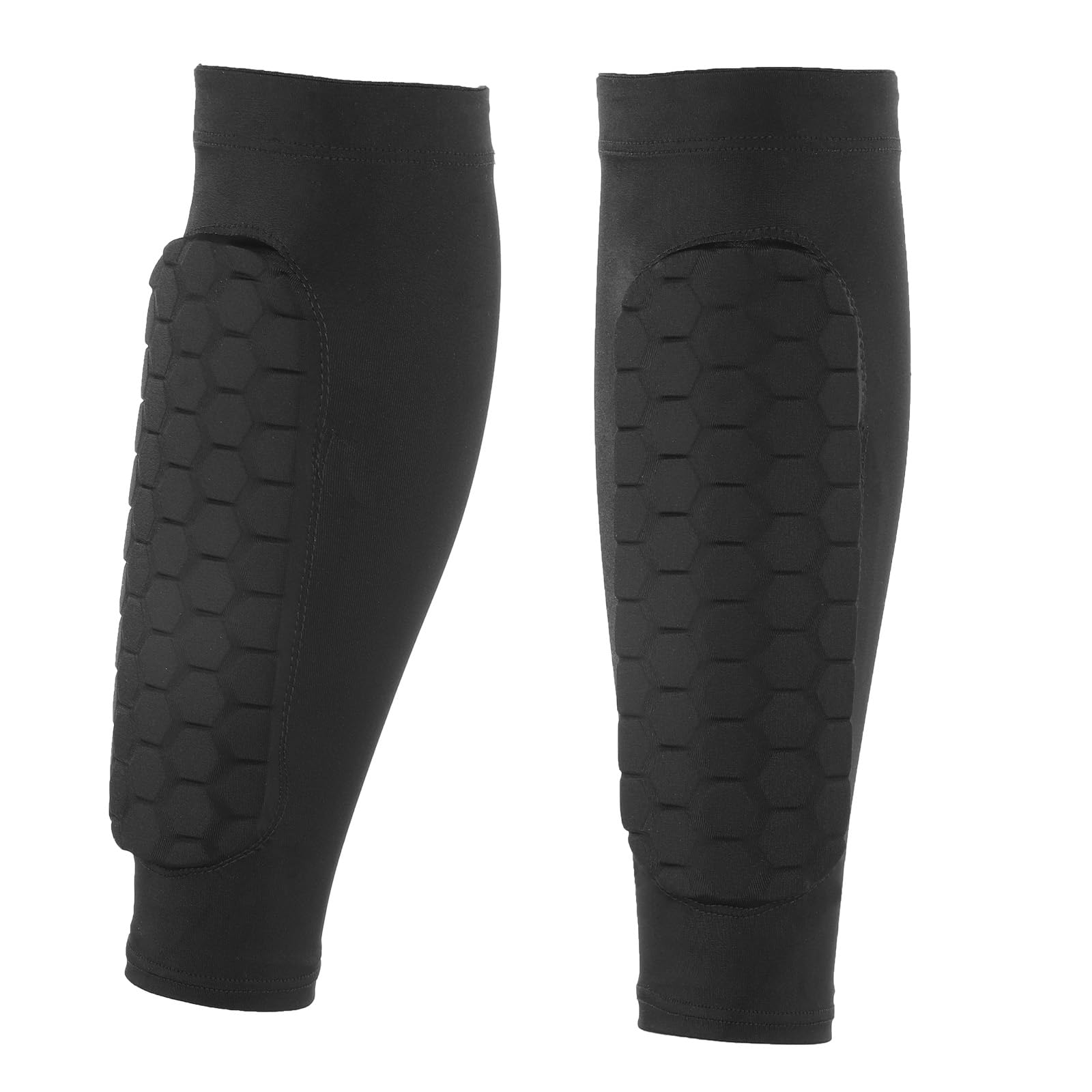 A Pair of Soccer Shin Guards Shin Pads for Kids Youth Adult, Calf Compression Sl