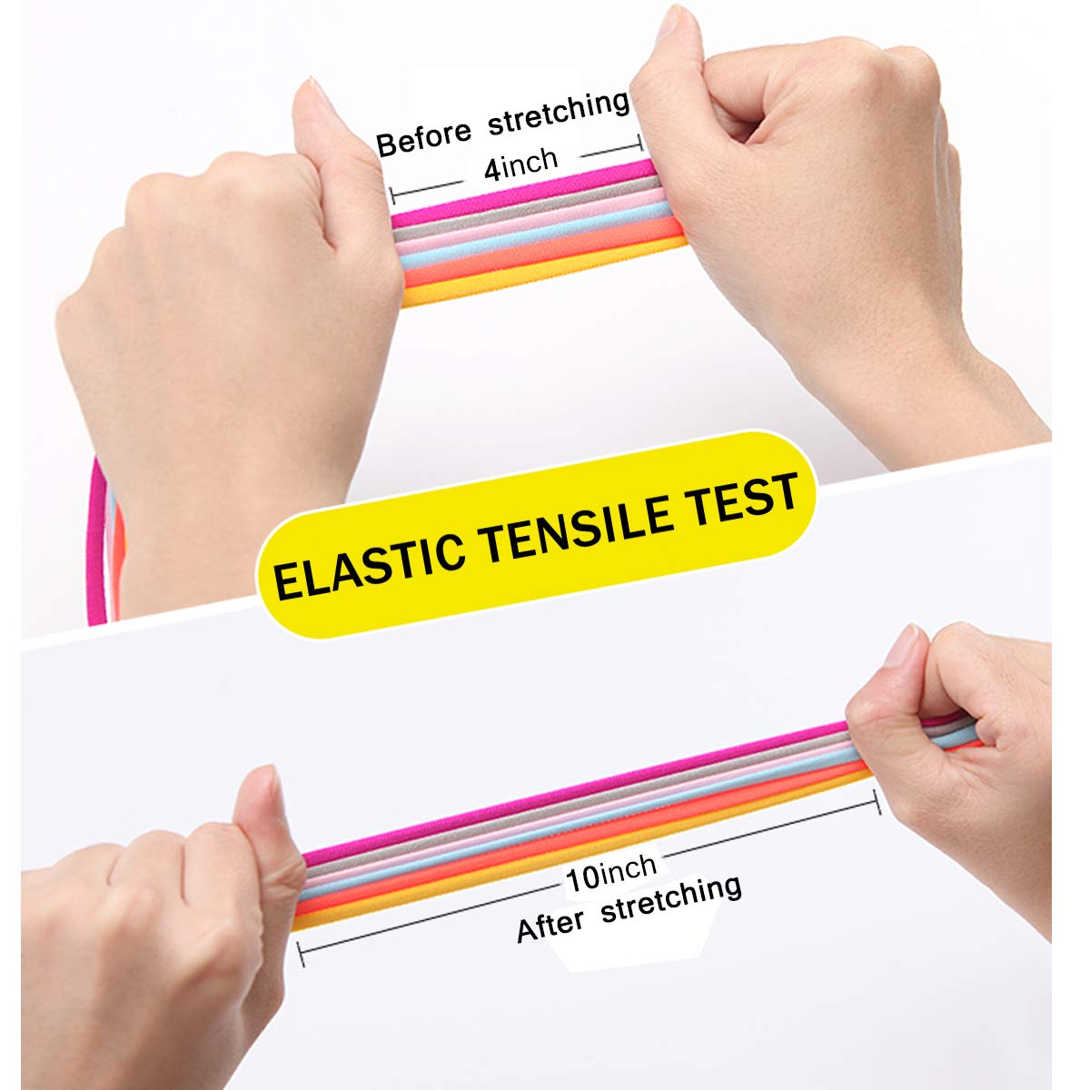 Shoe Laces for Kids and Adults Sneakers,Elastic No Tie Shoelaces Black