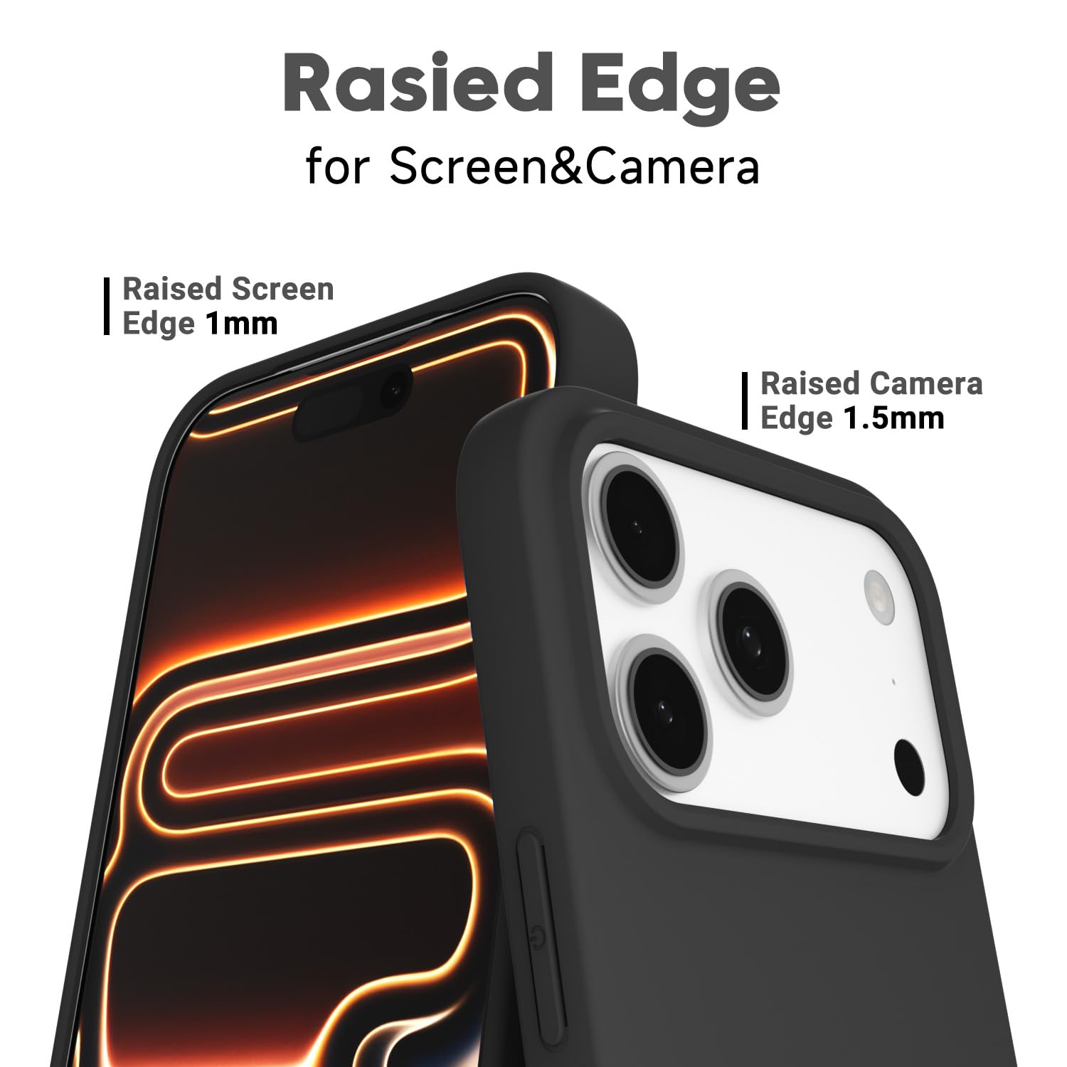 Iphone 17 Pro Case Silicone Mag Safe, Magsafe Ultra Slim Thin Magnetic Phone Cas