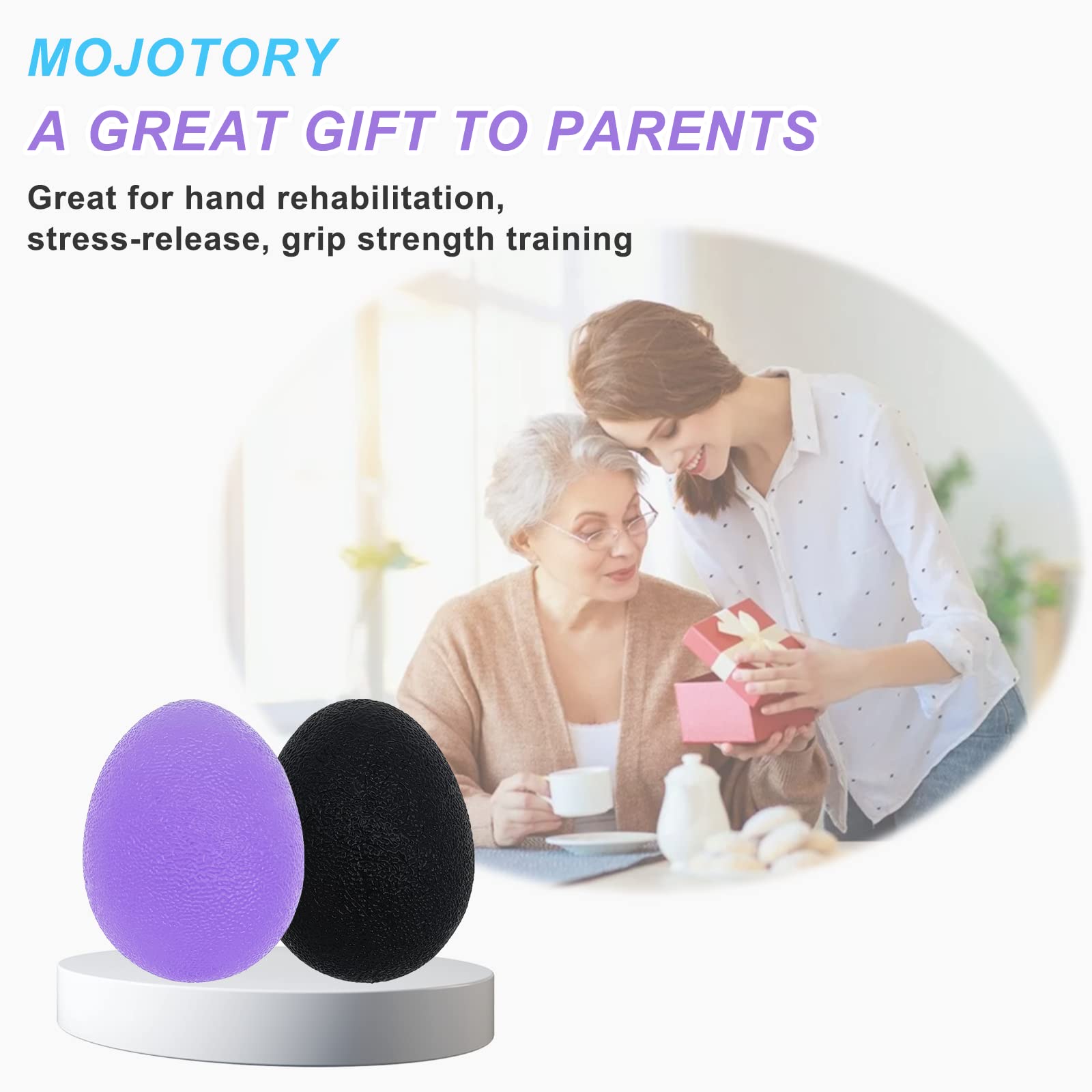 Balls for Adults, Hand Exersicers for Strength, Squeeze Balls for Hand Therapy,