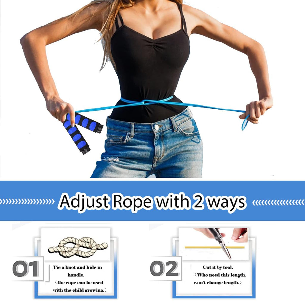 Ropes for Kids, Jump rope Fitness, 2 pack Lightweight &Adjustable kids Jump Rope