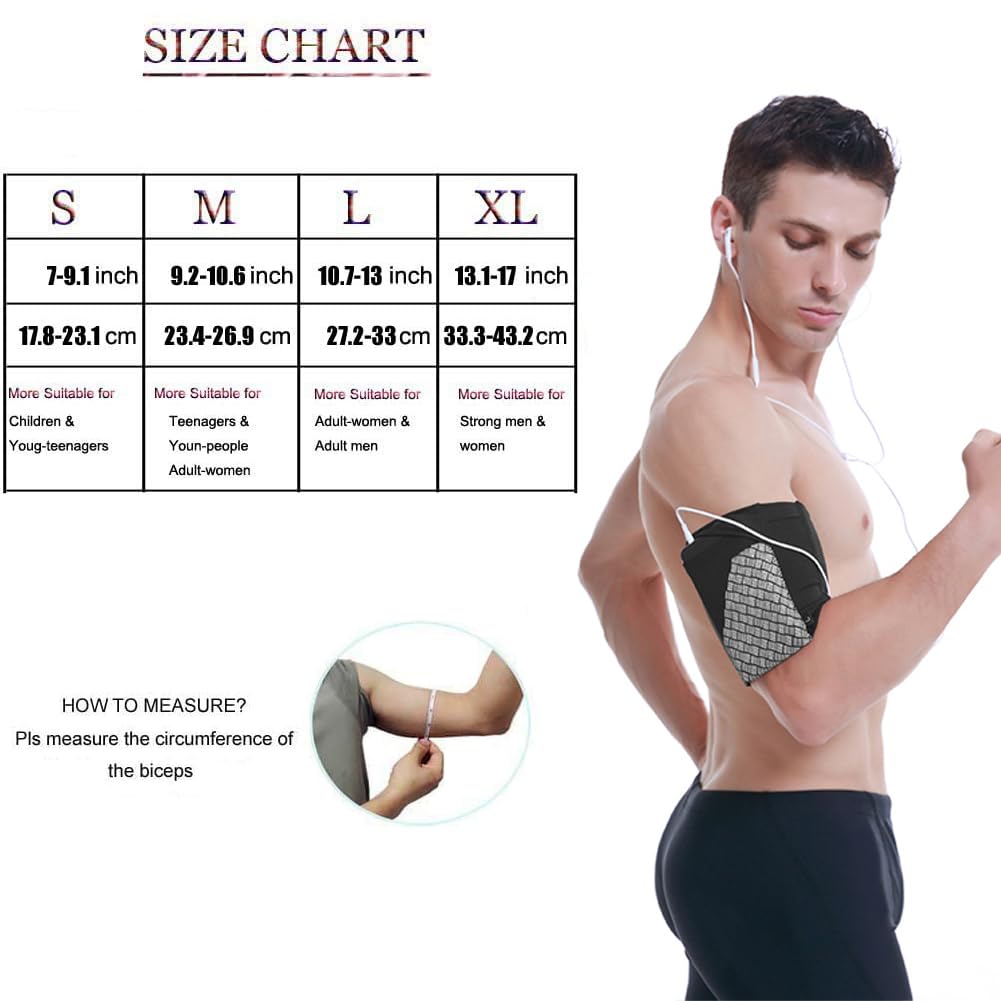 Armband For All Phones. Cell Phone Armband For Running, Fitness And Gym Workouts