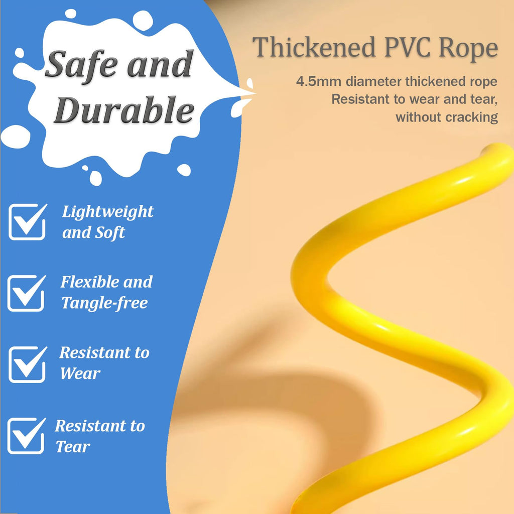 Ropes for Kids, Jump rope Fitness, 2 pack Lightweight &Adjustable kids Jump Rope