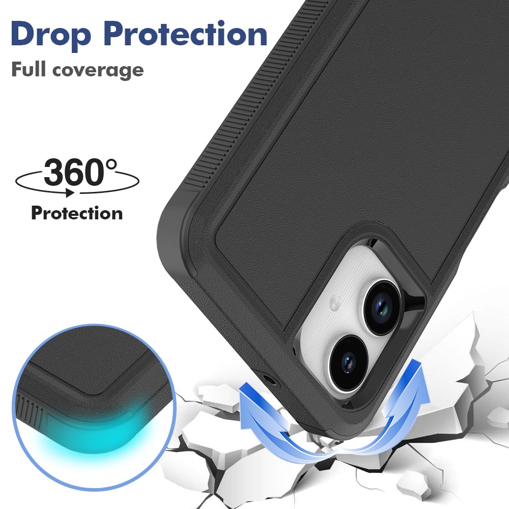 Galaxy A06 Case - Shockproof 2-in-1 TPU+PC Hybrid Protection