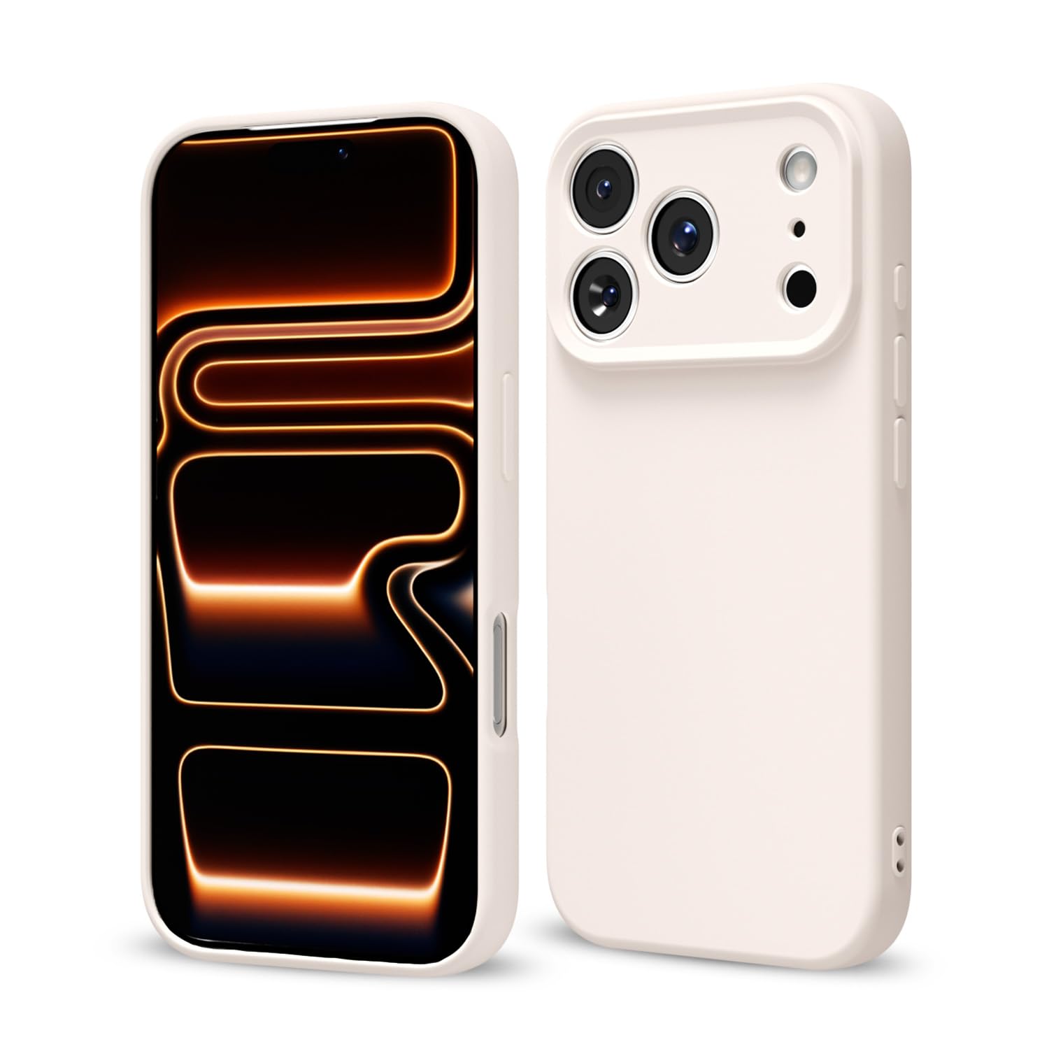 For Iphone 17 Pro Phone Case Liquid Silicone, Thin Ultra Slim Minimalist Phone C