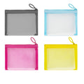 Pack), Small Mesh Bags with Zipper Nylon Makeup Pouches Bag Cosme