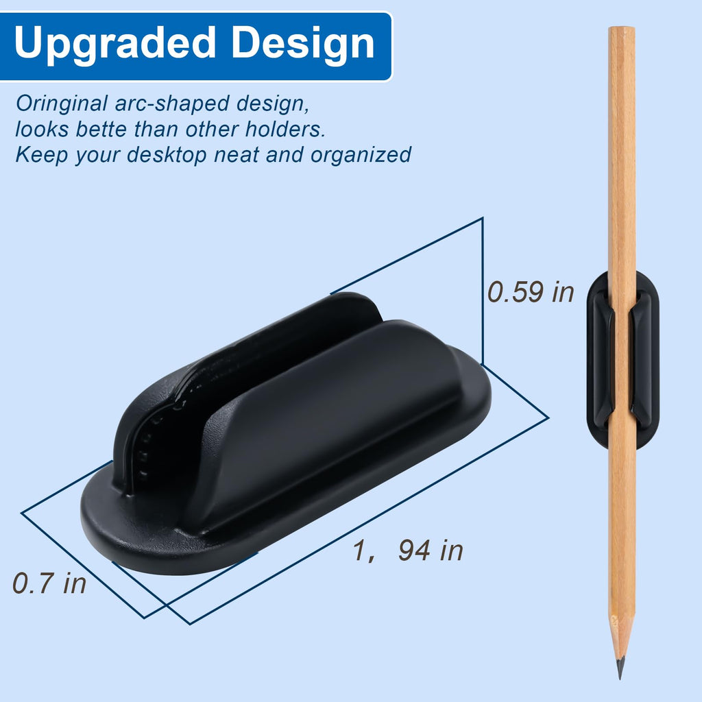 Pencil Holders for Desk,Silicone Flexible Pen Holder for Wall, Off