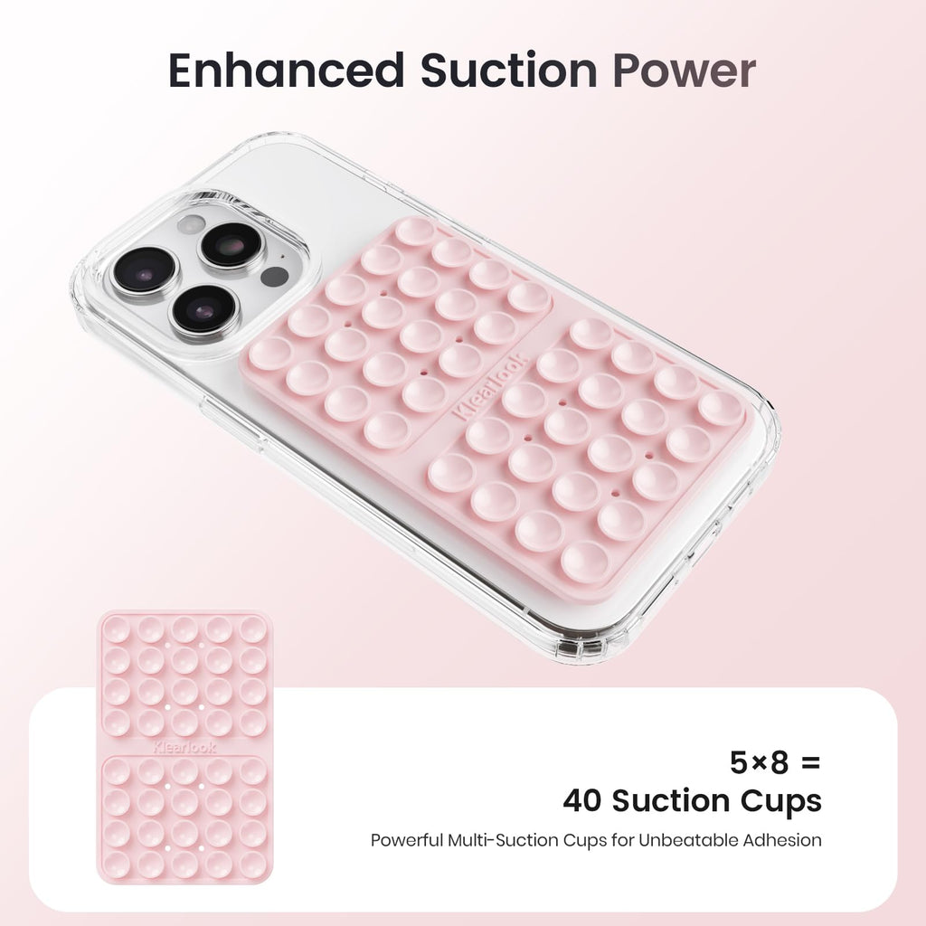 Double-Sided Suction Cup Phone Case Detachable Mount, Sticky Phone Grip With Hig