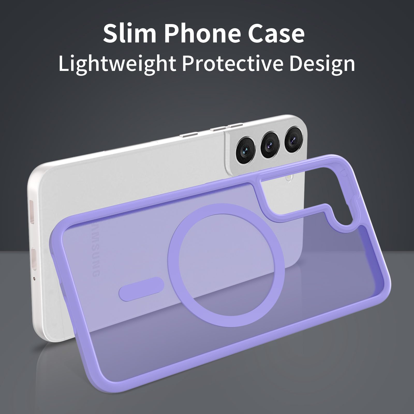 for Samsung Galaxy S22 Case Magnetic, Compatible with Magsafe 6.1 Inch Slim Fit