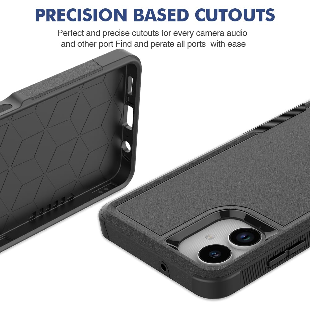 Galaxy A06 Case - Shockproof 2-in-1 TPU+PC Hybrid Protection
