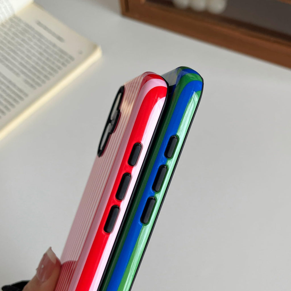 iPhone 16 Case | Cute Aesthetic Striped Design | Perfect for Women & Girls